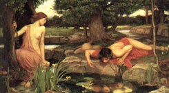 Echo and Narcissus by Waterhouse