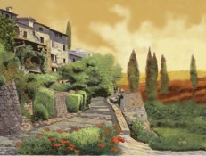 il villaggio by Guido Borelli.. Tuscan Landscape