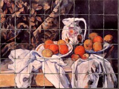 Still Life of fruit by Cezanne